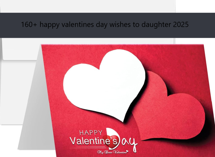 160+ happy valentines day wishes to daughter 2025