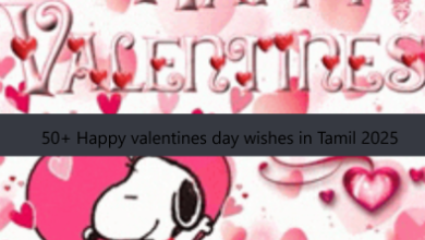 50+ Happy valentines day wishes in Tamil 2025