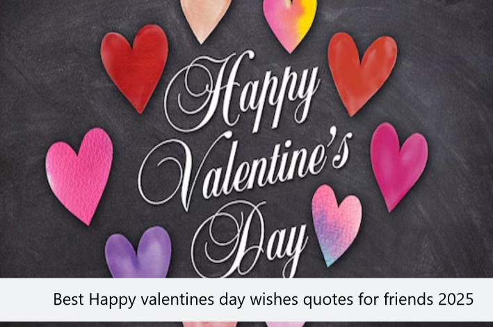 Best Happy valentines day wishes quotes for friends 2025