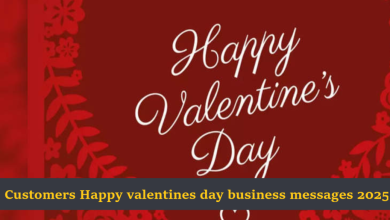 Customers Happy valentines day business messages 2025