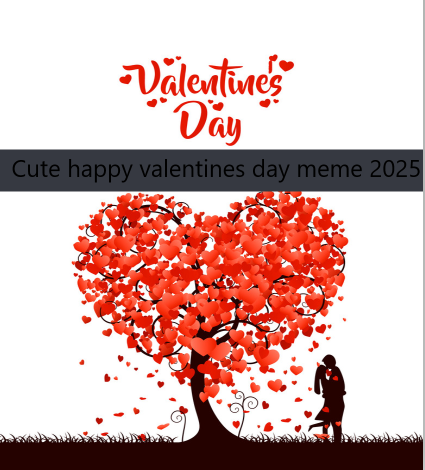 Cute happy valentines day meme 2025