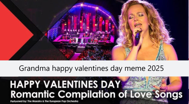 Grandma happy valentines day meme 2025