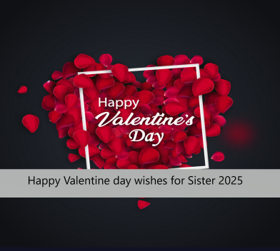 Happy Valentine day wishes for Sister 2025