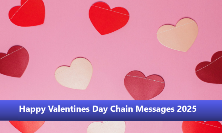 Happy Valentines Day Chain Messages 2025