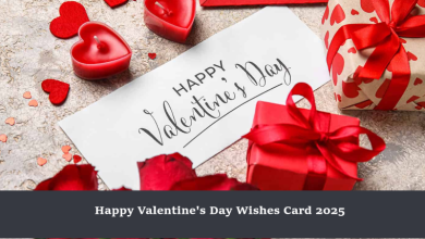 Happy Valentine's Day Wishes Card 2025