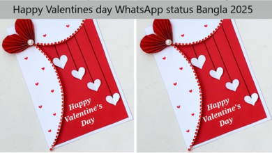 Happy Valentines day WhatsApp status Bangla 2025