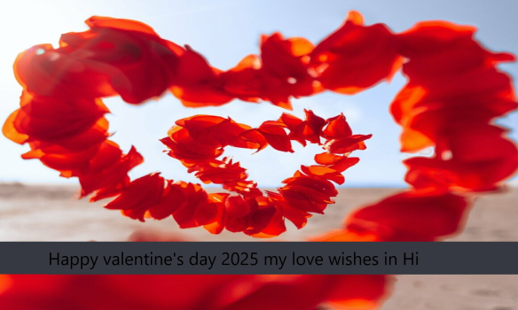 Happy valentine's day 2025 my love wishes in Hindi