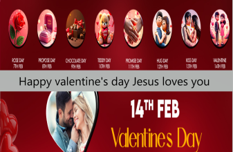 Happy valentine's day Jesus loves you