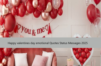 Happy valentines day emotional Quotes Status Messages 2025