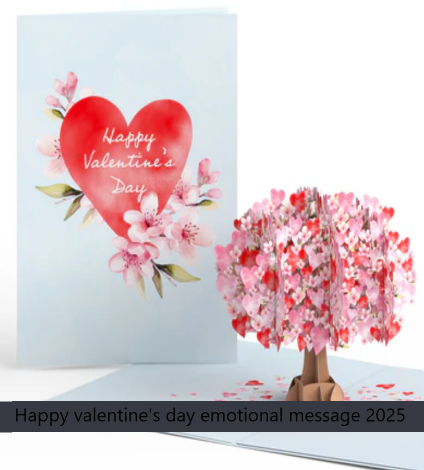 Happy valentine's day emotional message 2025