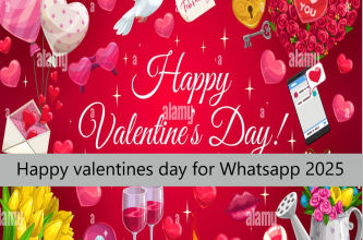 Happy valentines day for Whatsapp 2025