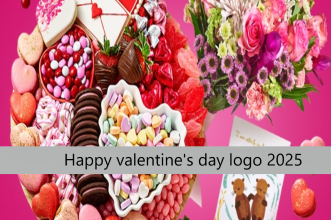 Happy valentine's day logo 2025