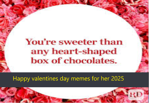 Happy valentines day memes for her 2025