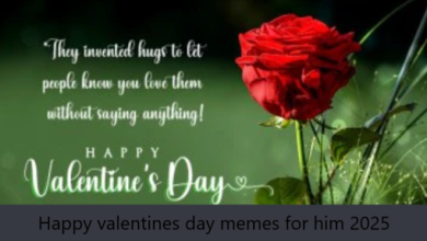 Happy valentines day memes for him 2025