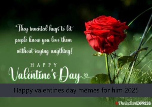 Happy valentines day memes for him 2025