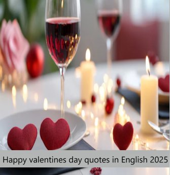 Happy valentines day quotes in English 2025