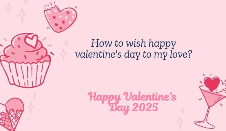 How to wish happy valentine's day to my love