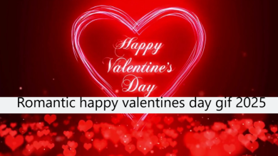 Romantic happy valentines day gif 2025