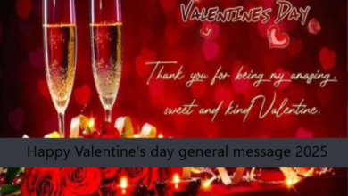 Happy Valentine's day general message 2025