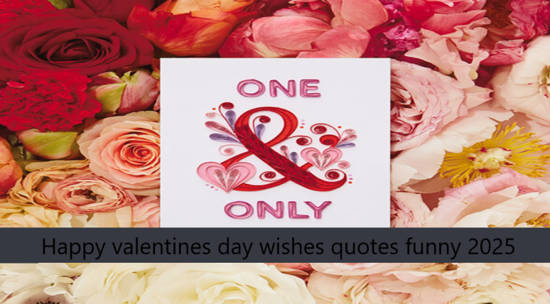 Happy valentines day wishes quotes funny 2025