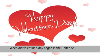 When did valentine's day began in the United States